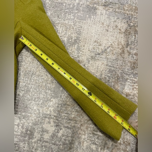 Boden 100% Wool 5 Button Lined Chartreuse Green Jacket Women’s Size 2 EUC - Picture 11 of 11